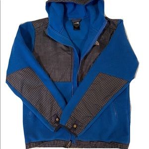 The North Face nylon and fleece hoodie jacket